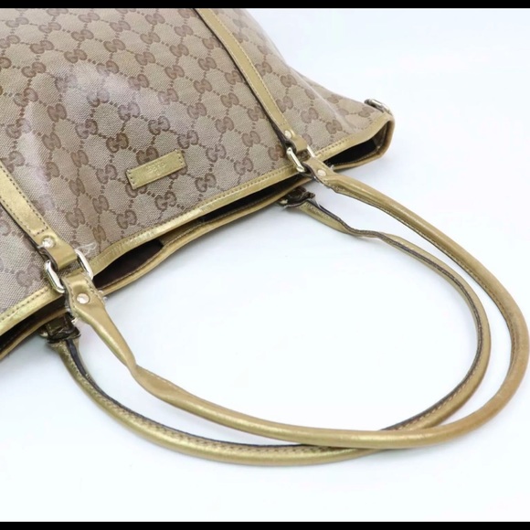 ❤️SOLD❤️Authentic GUCCI BrownTan GG Signature Tote - Picture 2 of 8